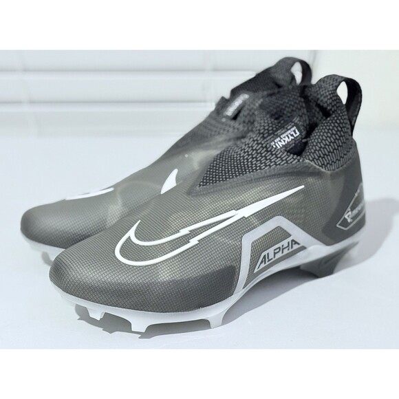 Size 12.5 WIDE Nike Alpha Menace Elite 3 P Black Mens Football Cleats DH1350-001 main image 5